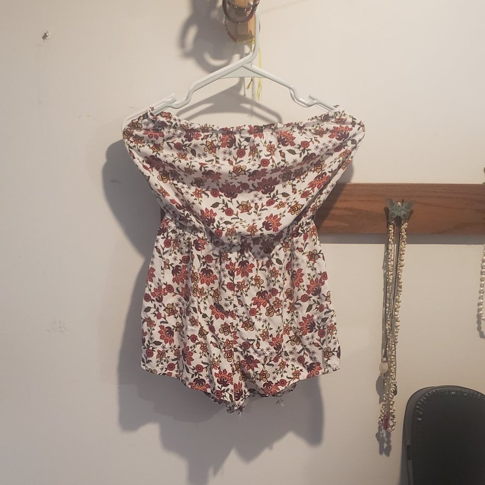 Forever 21 flower romper